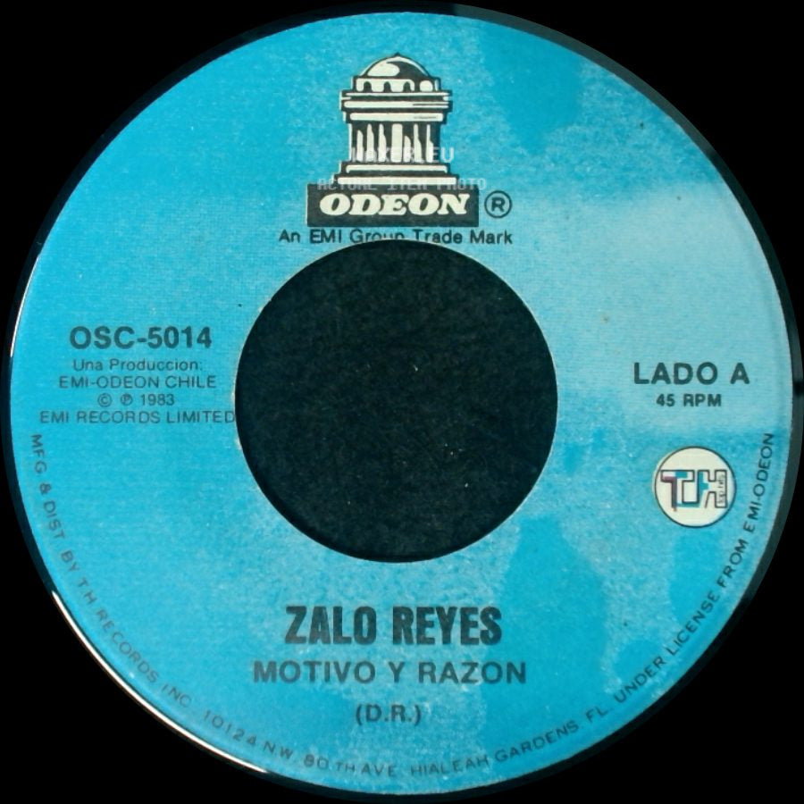 Zalo Reyes - Motivo Y Razon / Ven A Vivir Conmigo side A