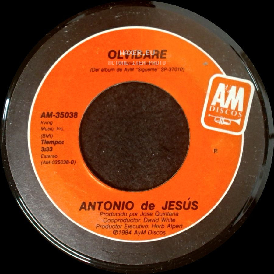 Antonio De Jesús - Sigueme / Olvidare side B