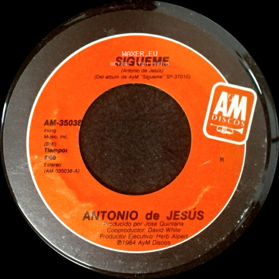 Antonio De Jesús - Sigueme / Olvidare side A