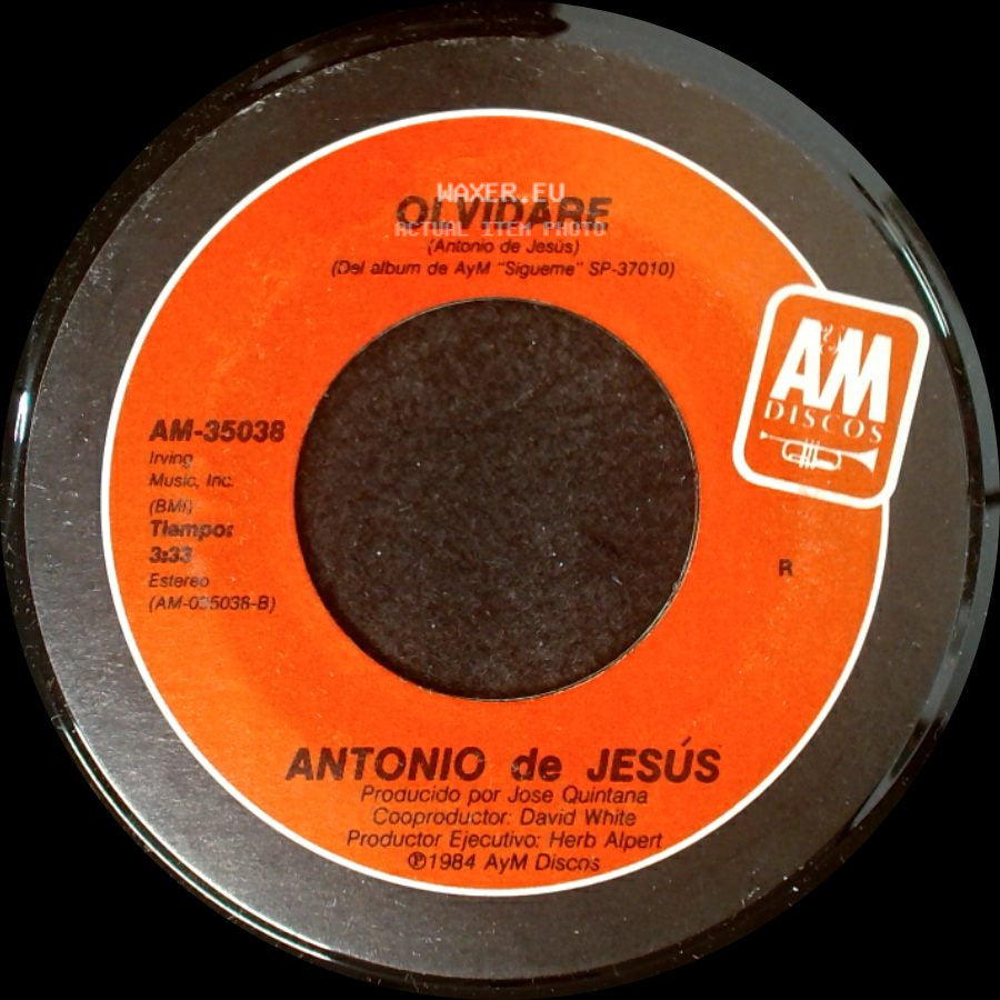 Antonio De Jesús - Sigueme / Olvidare side B