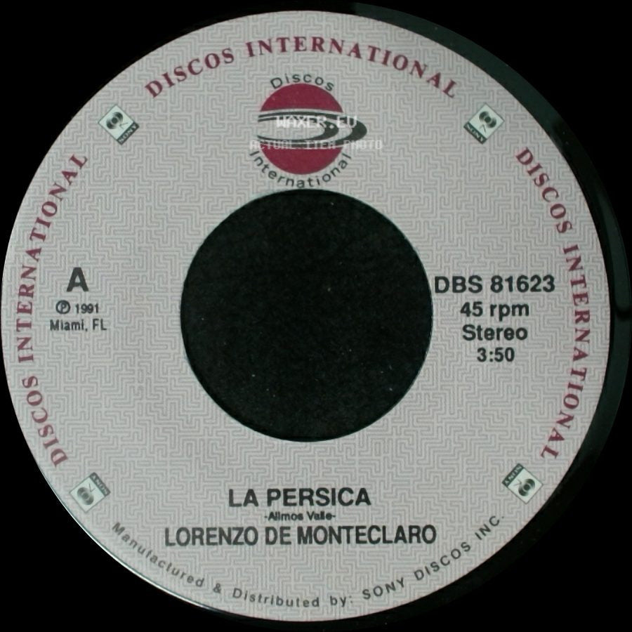 Lorenzo De Monteclaro - La Persica / La Persica - Alimos Valle side A