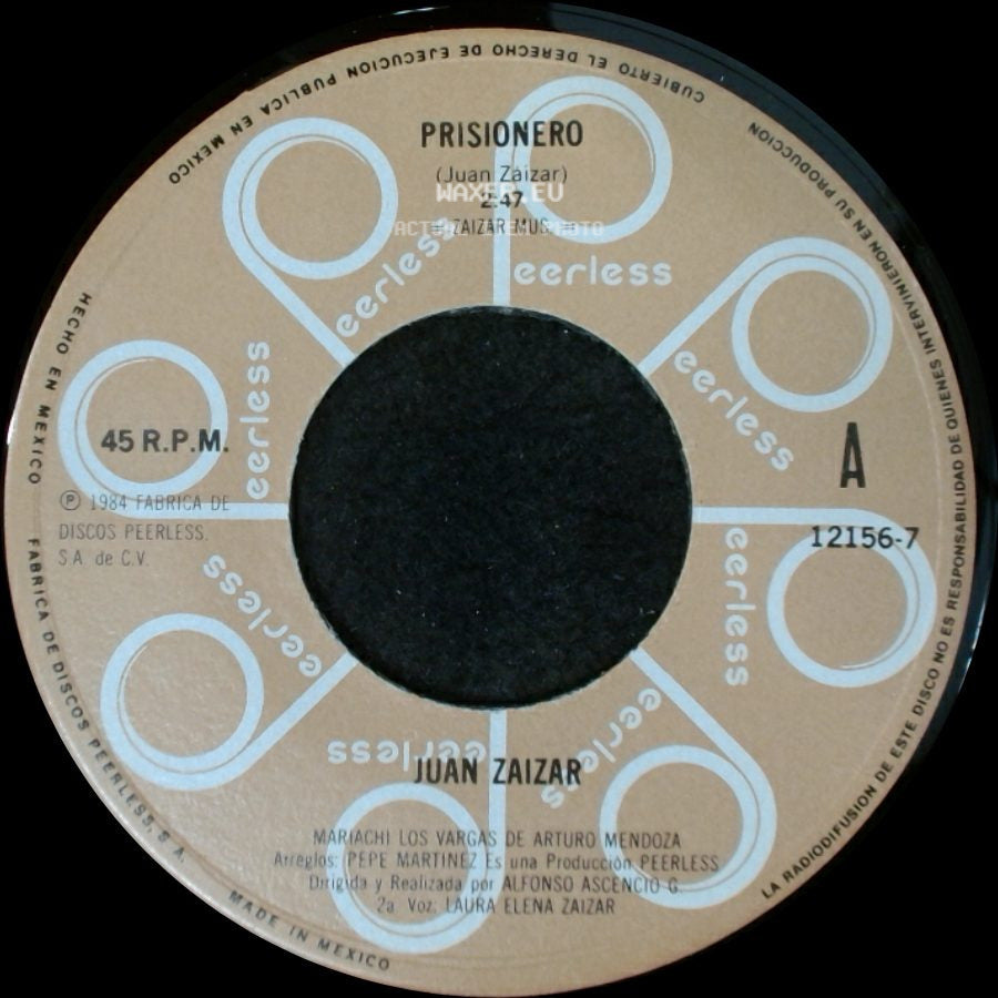 Juan Zaizar - Prisionero / David side A