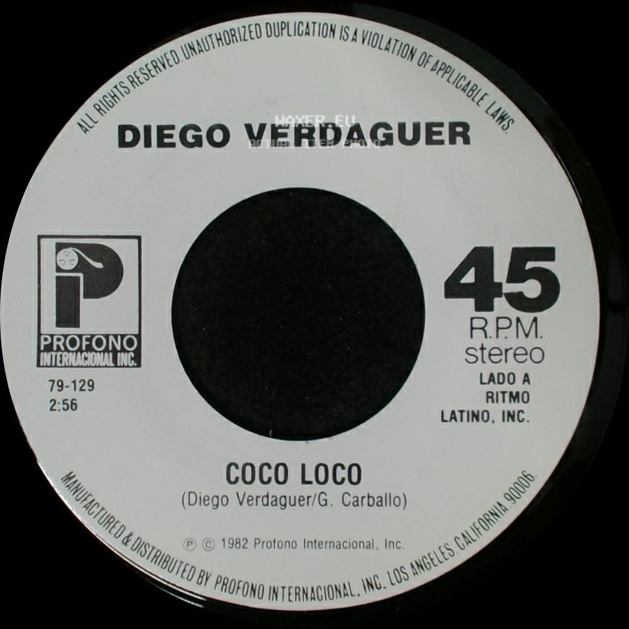Diego Verdaguer - Coco Loco / Lamento side A