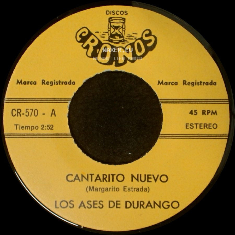 Los Ases De Durango - La Vieja / Cantarito Nuevo side B