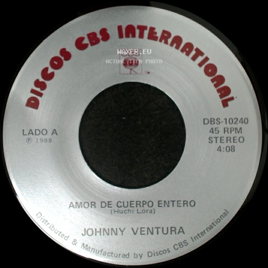 Johnny Ventura - Amor De Cuerpo Entero / La Puerta De La Alegria side A