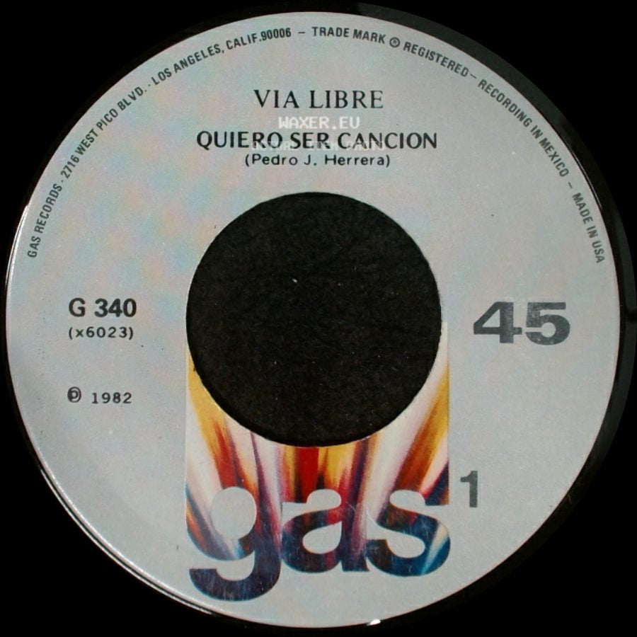 Via Libre - Viejas Canciones De Amor / Quiero Ser Cancion side B
