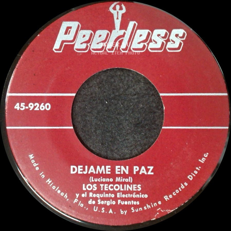 Los Tecolines - Llevame Siempre / Dejame En Paz side B