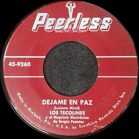 Los Tecolines - Llevame Siempre / Dejame En Paz side B