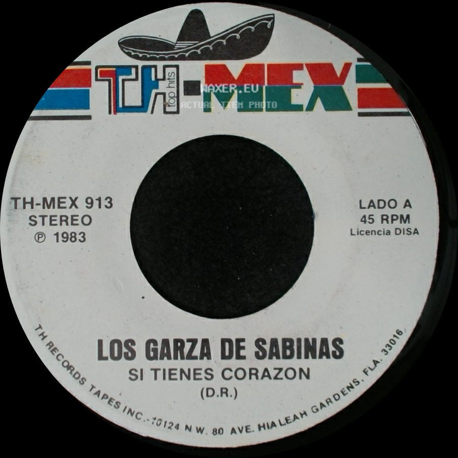 Los Garza De Sabinas - Si Tienes Corazon / Arroyito side A