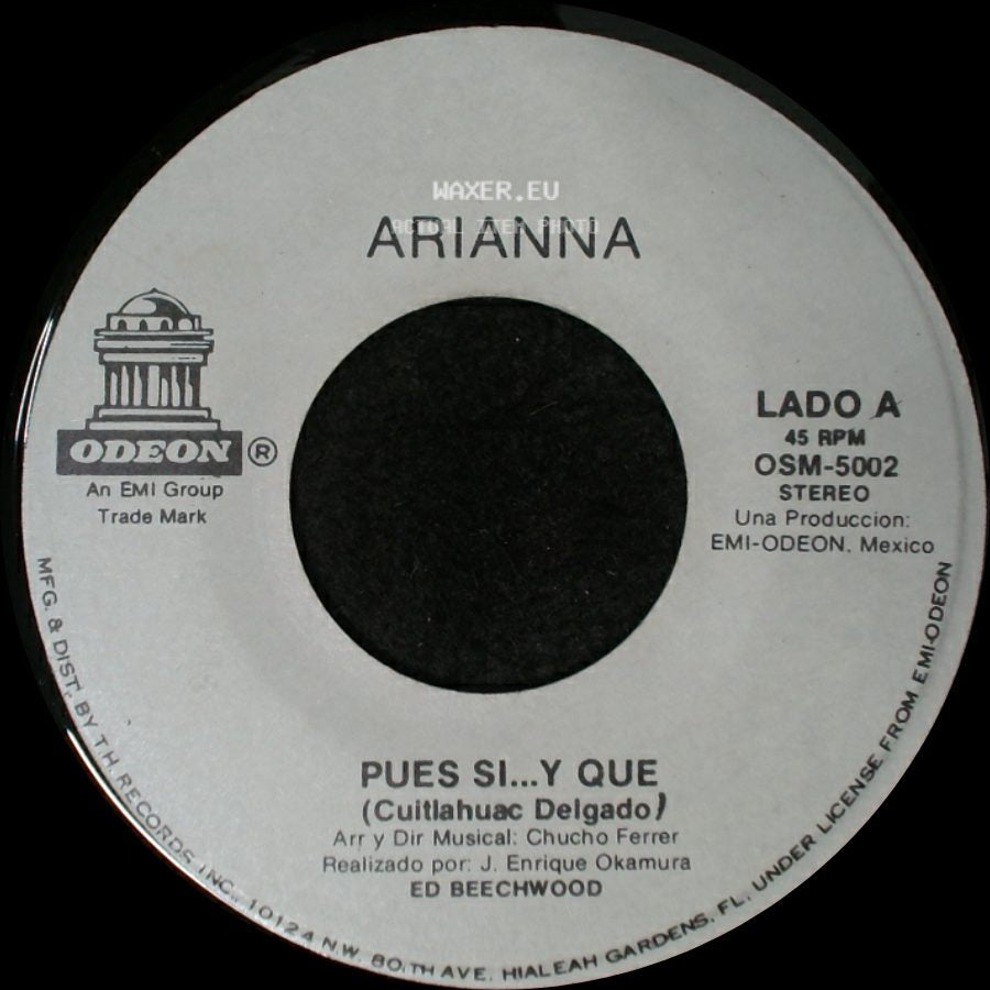 Arianna - Pues Si...Y Que / Decidete side A