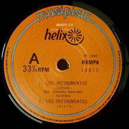 Unknown Artist - Los Instrumentos / Unknown Title B side A