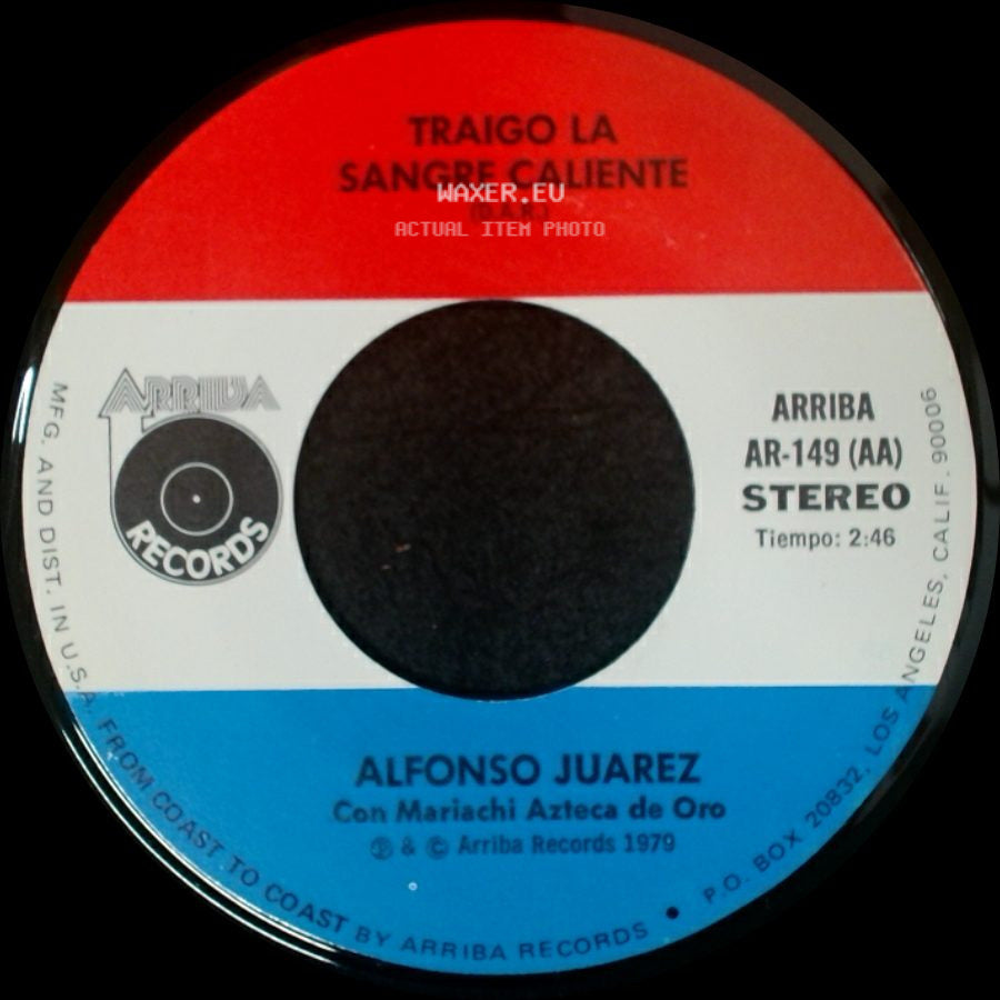 Alfonso Juarez - Madrecita Querida / Traigo La Sangre Caliente side B