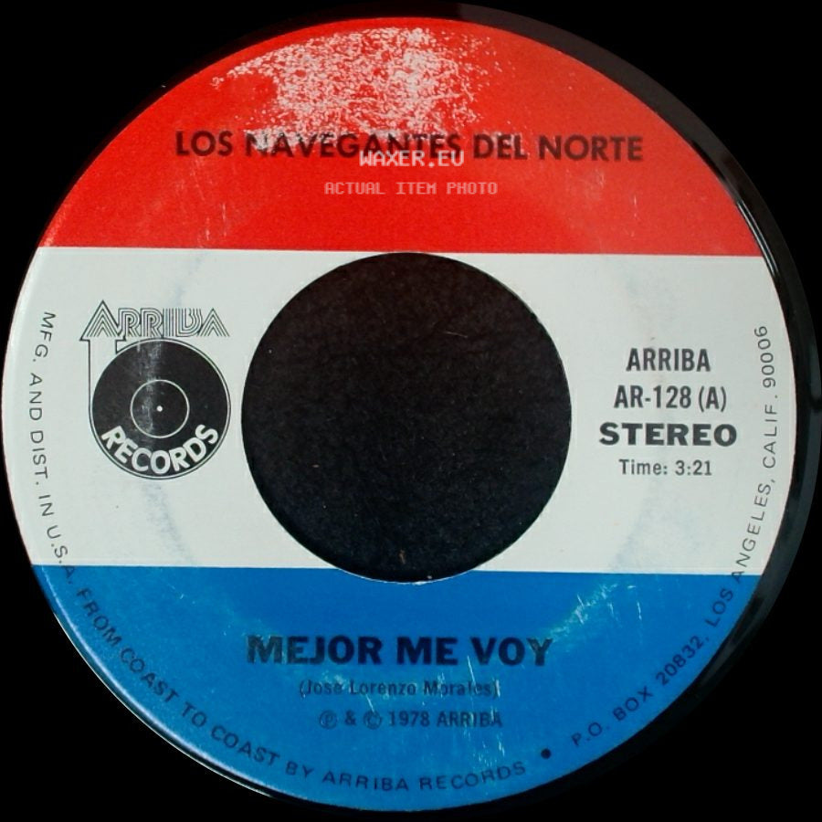 Los Navegantes Del Norte - Mejor Me Voy / Te Vas Angel Mio side A