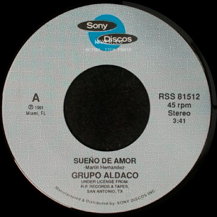 Grupo Aldaco - Sueno De Amor / Sueño De Amor side A