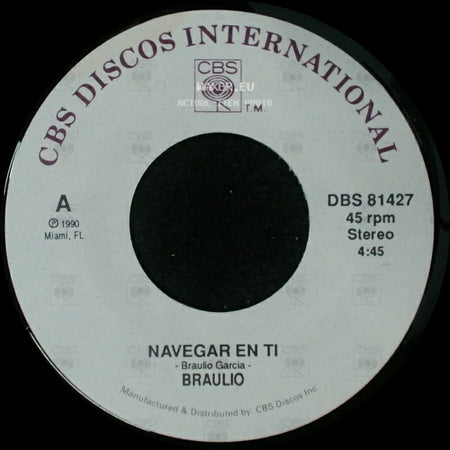 Braulio - Navegar En Ti / El Tribunal Del Amor side A
