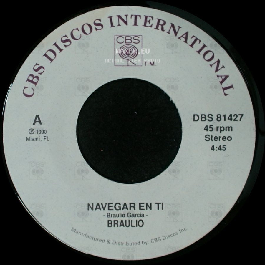 Braulio - Navegar En Ti / El Tribunal Del Amor side A