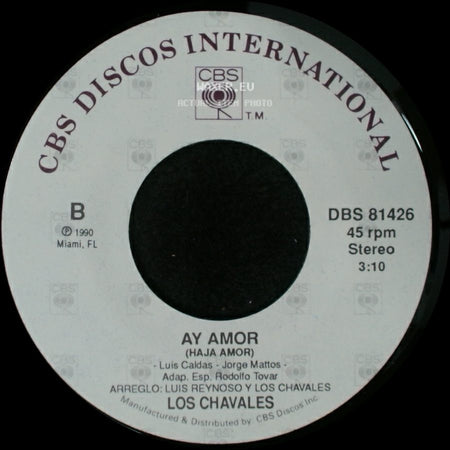 Los Chavales - Mar De Emociones / Ay Amor (Haja Amor) side B
