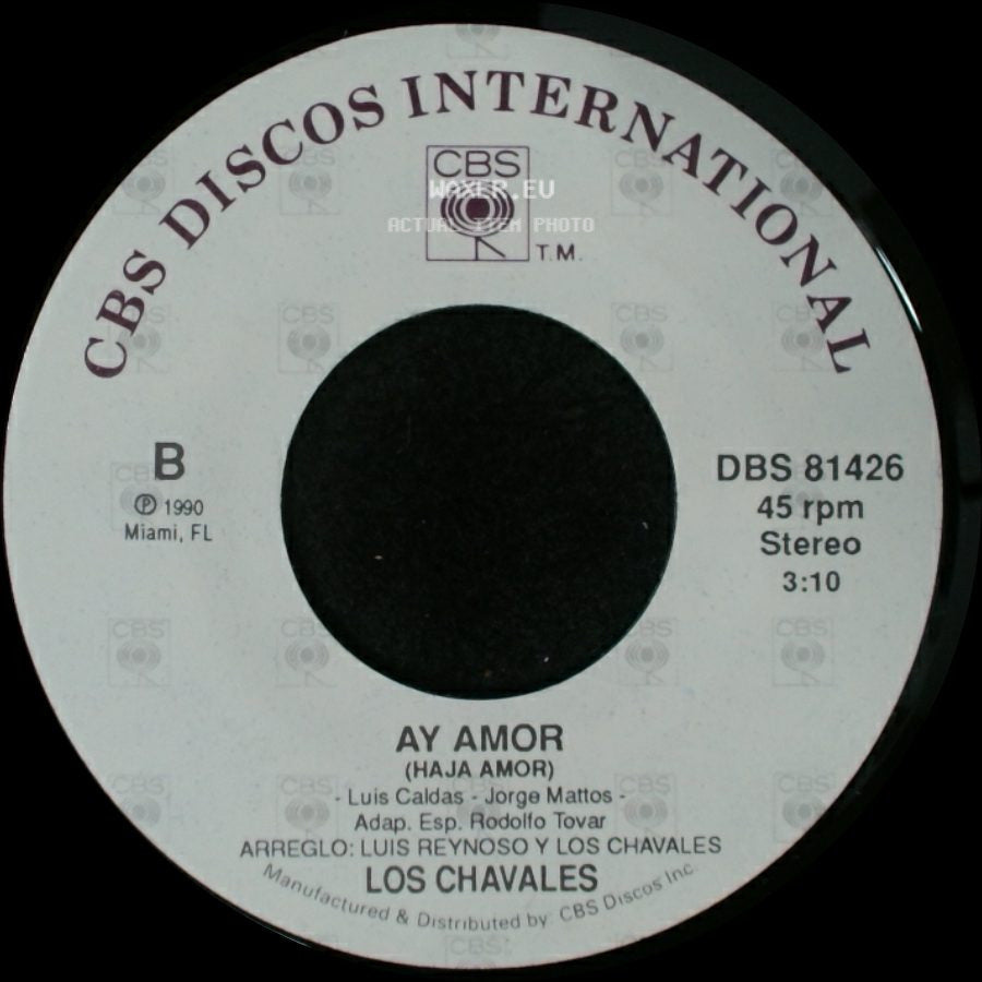 Los Chavales - Mar De Emociones / Ay Amor (Haja Amor) side B