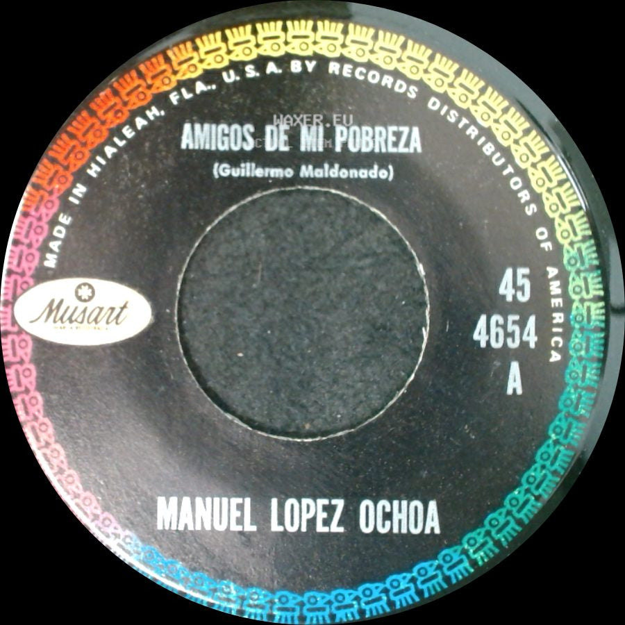 Manuel Lopez Ochoa - Amigos De Mi Pobreza / Me Hice Amigo De Tu Amigo side A