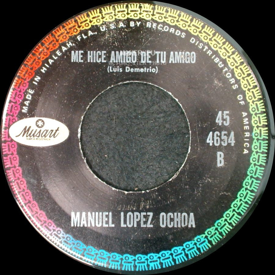 Manuel Lopez Ochoa - Amigos De Mi Pobreza / Me Hice Amigo De Tu Amigo side B