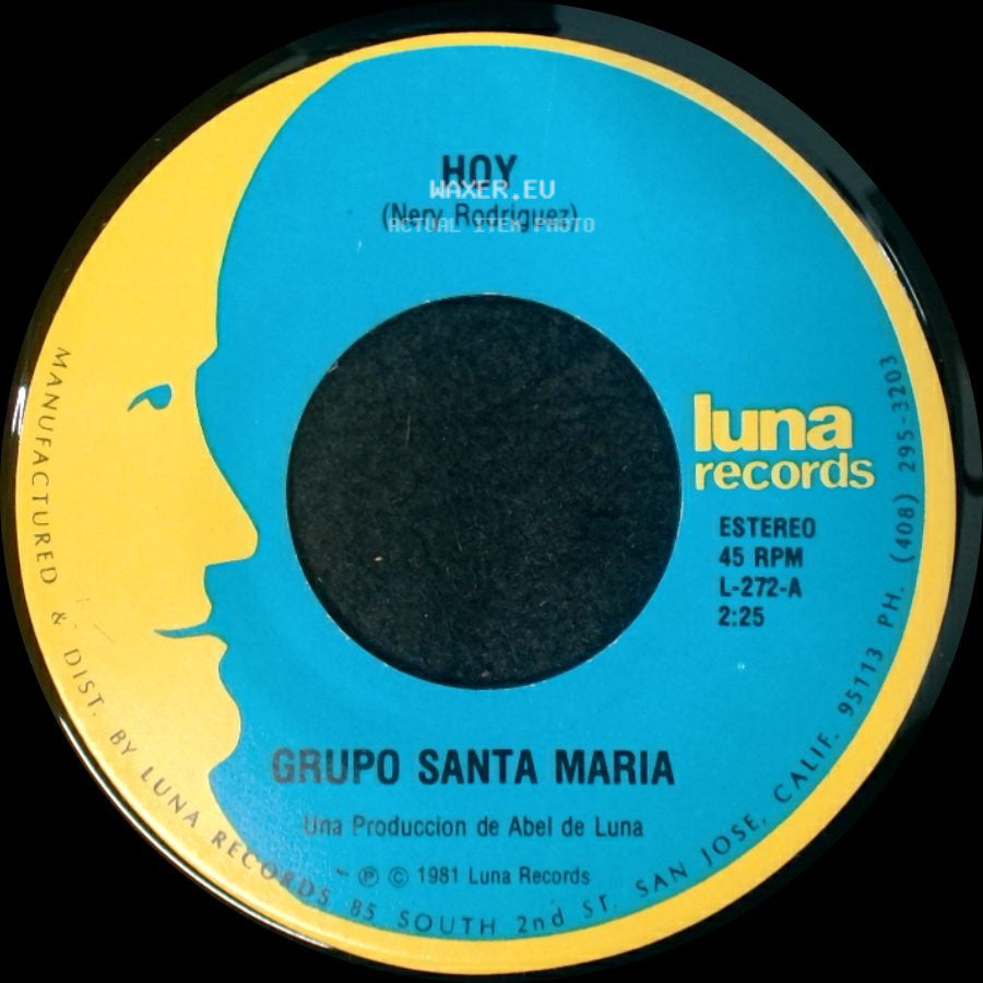 Grupo Santa Maria - Una Vez Mas / Hoy side B