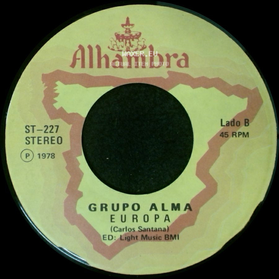 Grupo Alma - Arrepentido / Europa side B