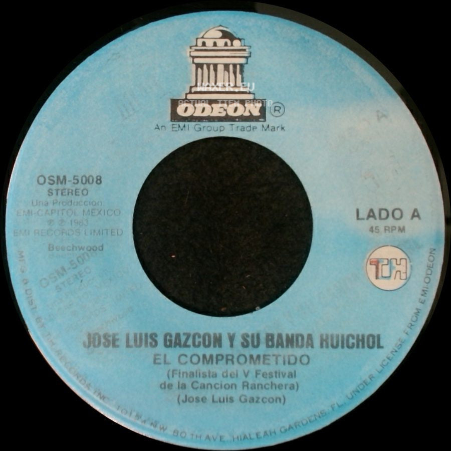 Jose Luis Gazcon Y Su Banda Huichol - El Comprometido / Peregrina side A