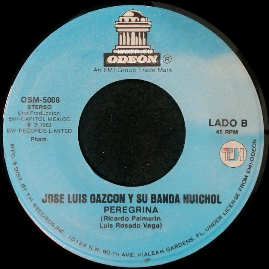 Jose Luis Gazcon Y Su Banda Huichol - El Comprometido / Peregrina side B