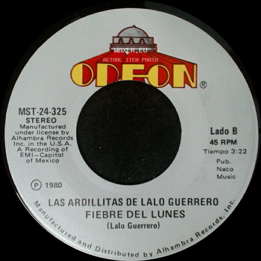 Las Ardillitas De Lalo Guerrero - Gasolina / Fiebre Del Lunes side B