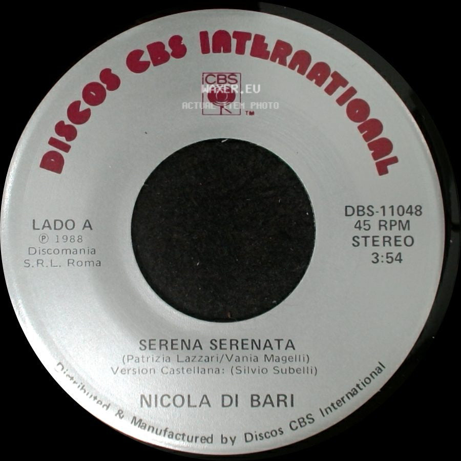 Nicola Di Bari - Serena Serenata / Iguazu side A