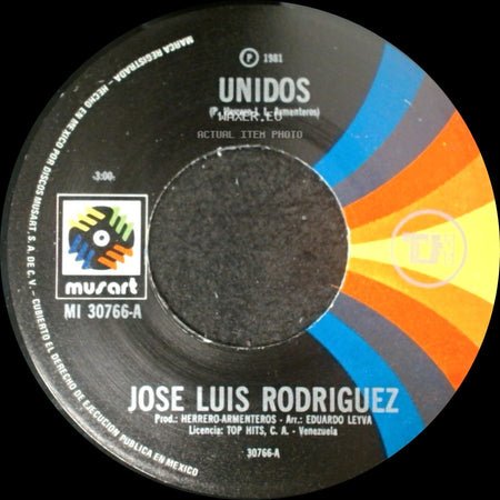 Jose Luis Rodriguez - Unidos / Mujer side A