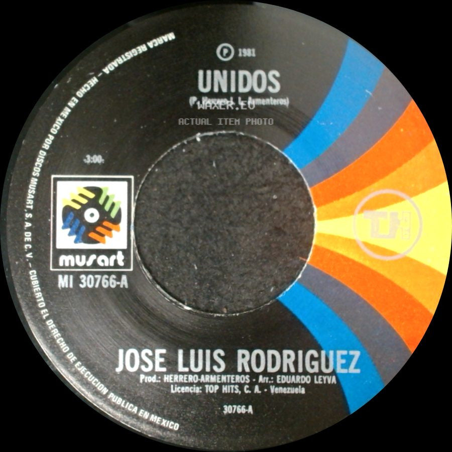 Jose Luis Rodriguez - Unidos / Mujer side A