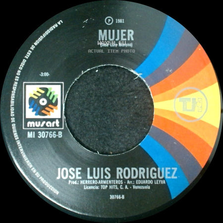 Jose Luis Rodriguez - Unidos / Mujer side B