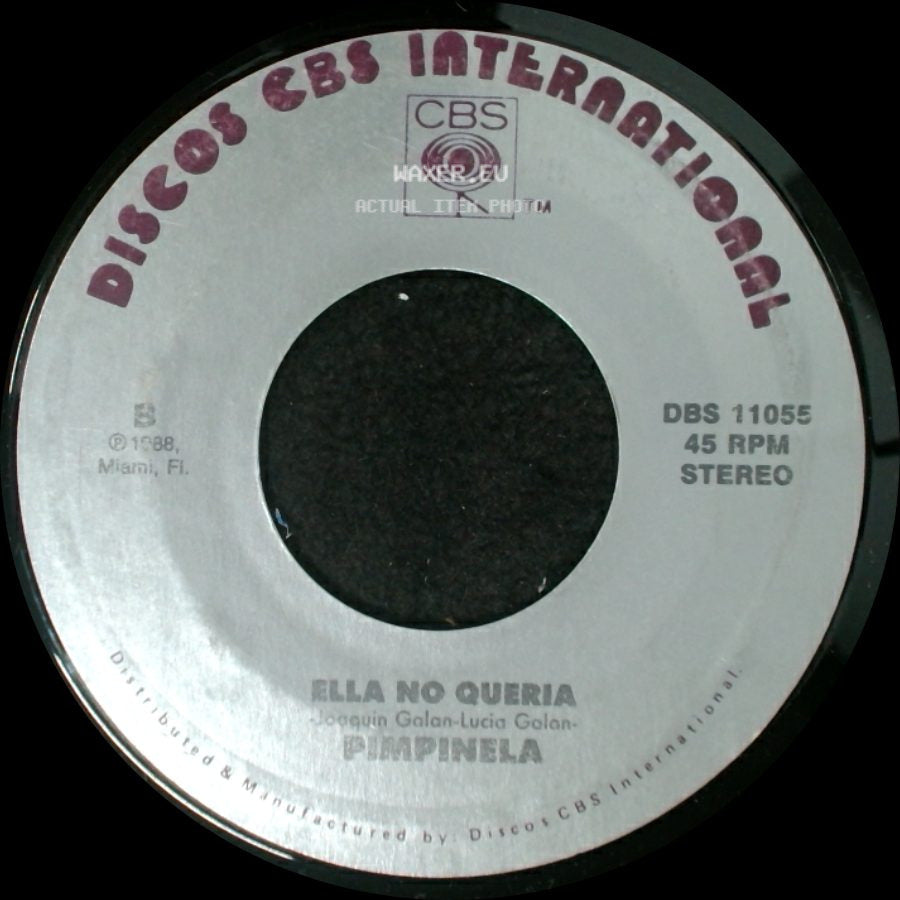 Pimpinela - Ahora Me Toca A Mi / Ella No Queria side B