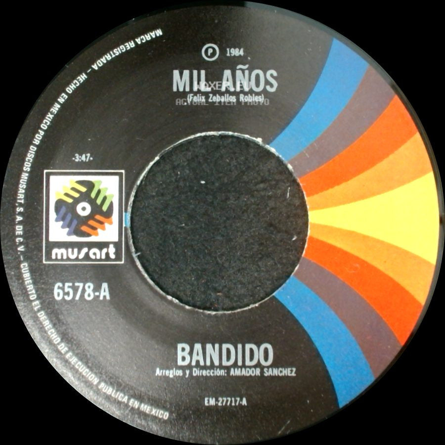 Unknown Artist - Bandido / Te Quiero side A