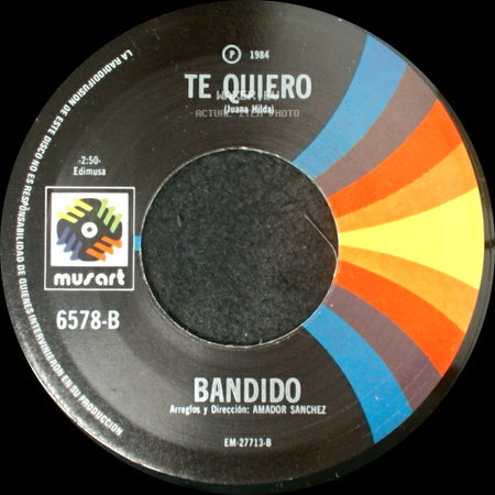 Unknown Artist - Bandido / Te Quiero side B