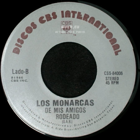 Los Monarcas / Los Monarcas De Mis Amigos - Aquel Beso / Rodeado side B