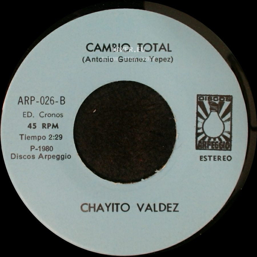 Chayito Valdez - Inocente Paloma / Cambio Total side B