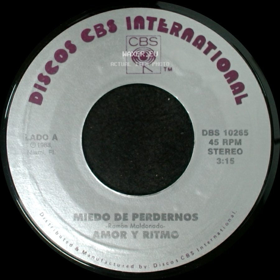 Amor Y Ritmo - Miedo De Perdernos / Ya Te Olvide side A