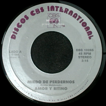 Amor Y Ritmo - Miedo De Perdernos / Ya Te Olvide side A