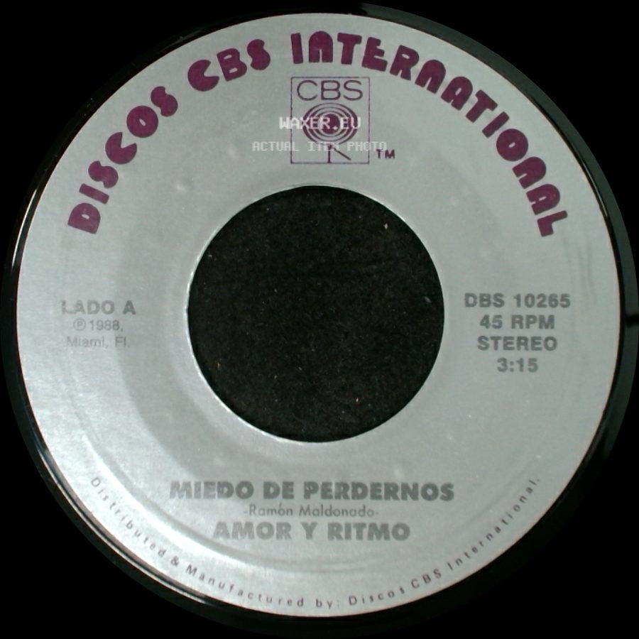 Amor Y Ritmo - Miedo De Perdernos / Ya Te Olvide side A