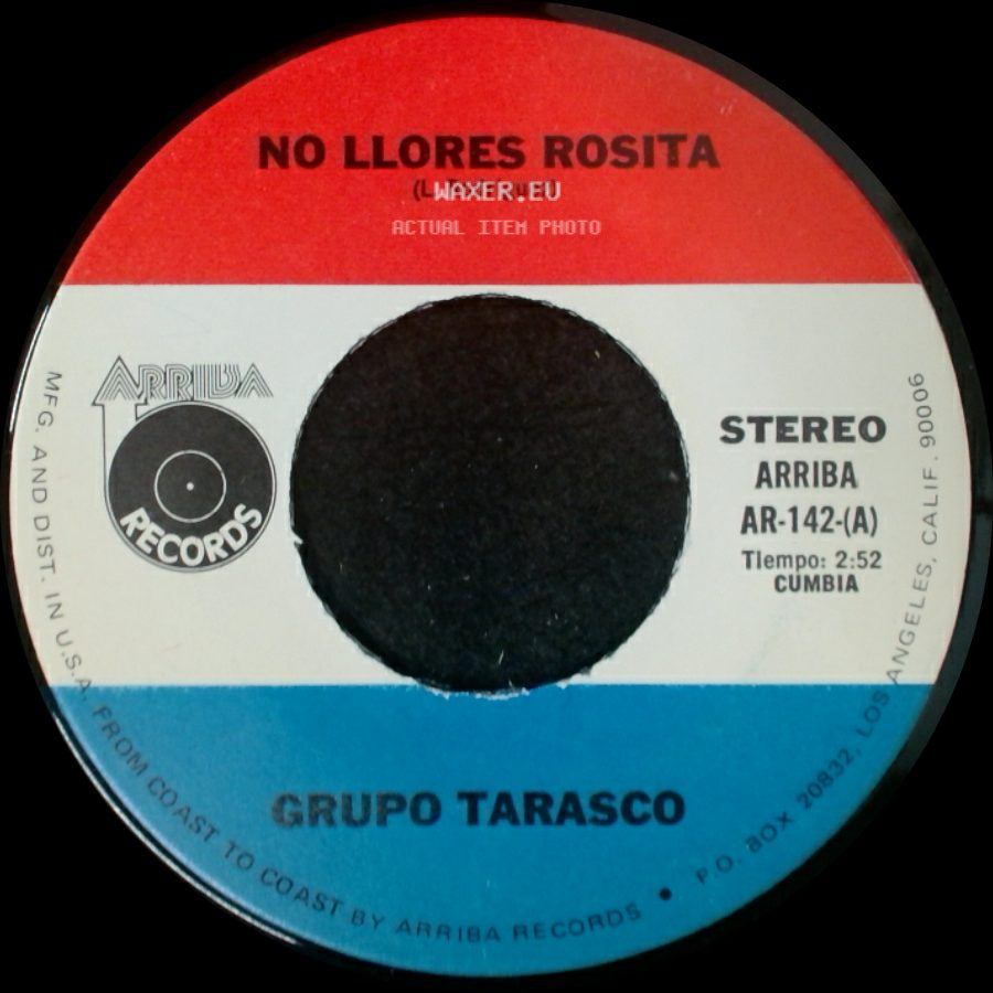Grupo Tarasco - No Llores Rosita / Al Pie De La Montaña side A