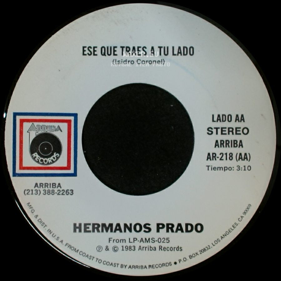 Hermanos Prado - Supe Perder / Ese Que Traes A Tu Lado side B