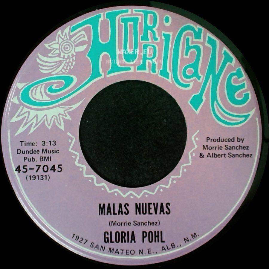 Gloria Pohl - Estoy Llorando Mares / Malas Nuevas side B