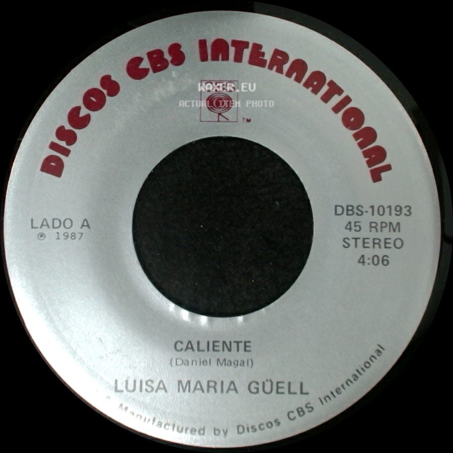 Luisa Maria Güell - Caliente / Pensando En Ti side A