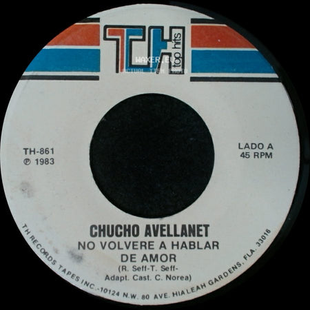 Chucho Avellanet - No Volvere A Hablar De Amor / Se Lo Voy A Decir side A