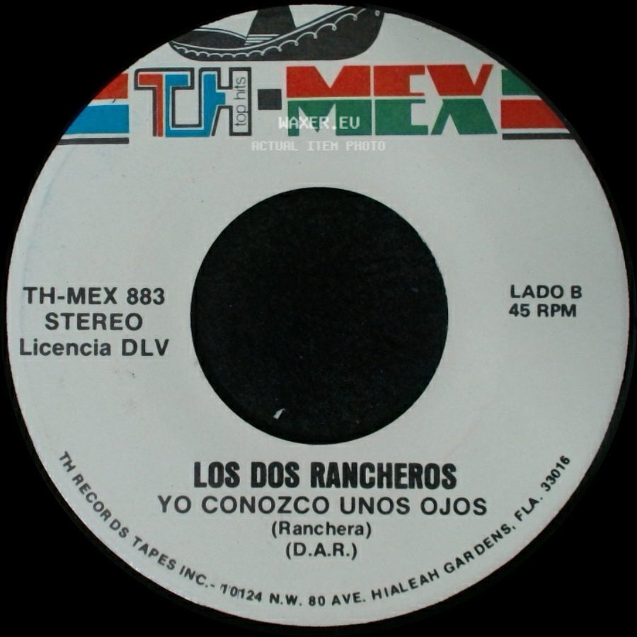 Los Dos Rancheros - Hoy Perdi / Yo Conozco Unos Ojos side B