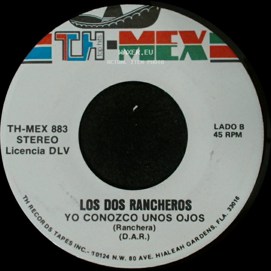 Los Dos Rancheros - Hoy Perdi / Yo Conozco Unos Ojos side B