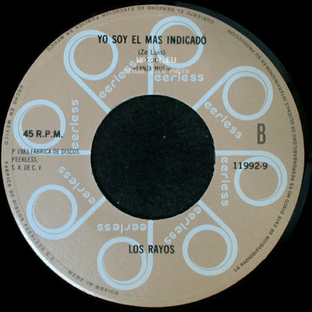 Los Rayos - El Muerto / Yo Soy El Mas Indicado side B