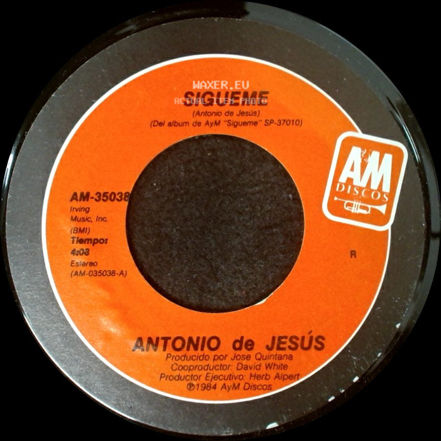 Antonio De Jesús - Olvidare / Sigueme side B